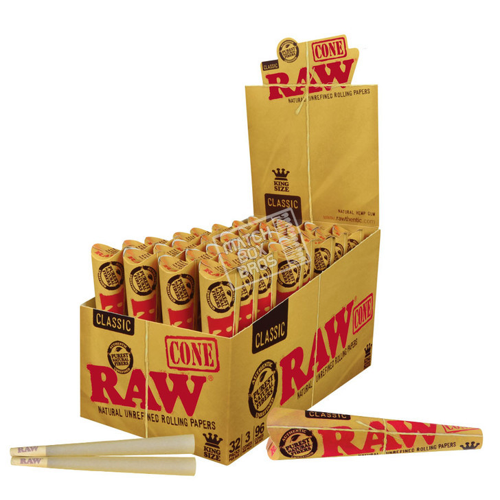 Papers 3pk Raw Classic Cones $4