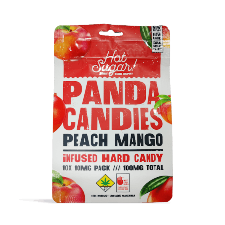 Peach Mango Panda Candies | 10pk | (100mg)