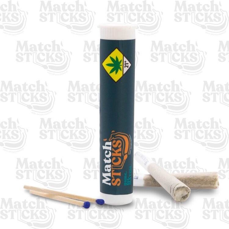 Match Sticks Infused Preroll Caribbean Chocolate 1g (I) Dewey