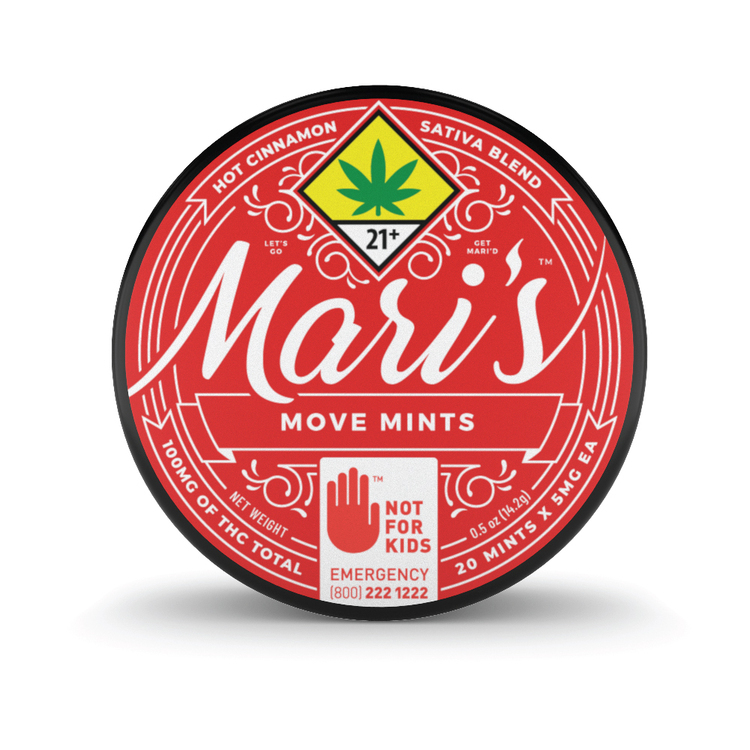 100mg Hot Cinnamon Move Hard Candies