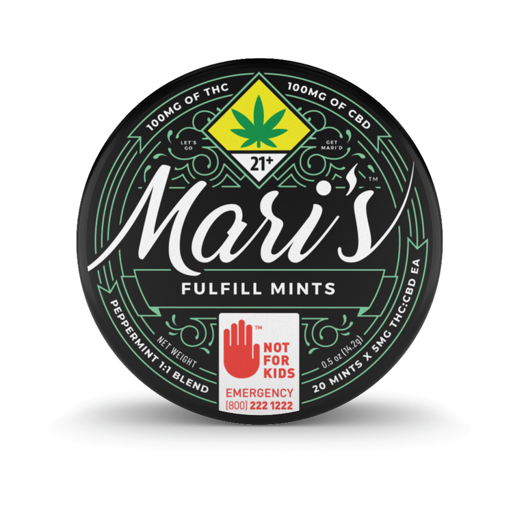 200mg Peppermint Fulfill Mints CBD