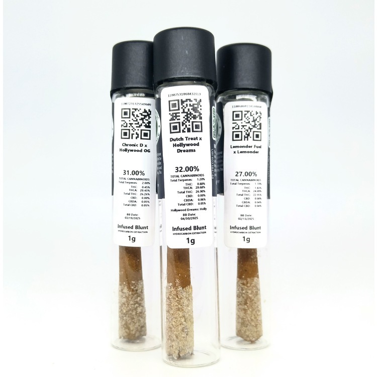 SPR Charmz x Frostbite live resin x diamonds infused blunt 1g