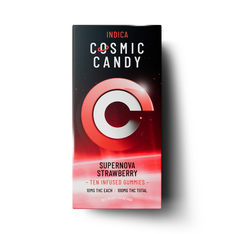 100mg Supernova Strawberry Soft Candies Indica