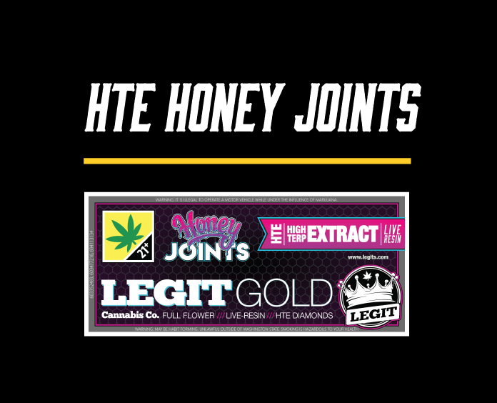 Legit - HTE Honey - Cherry OG Infused Joint 0.7g