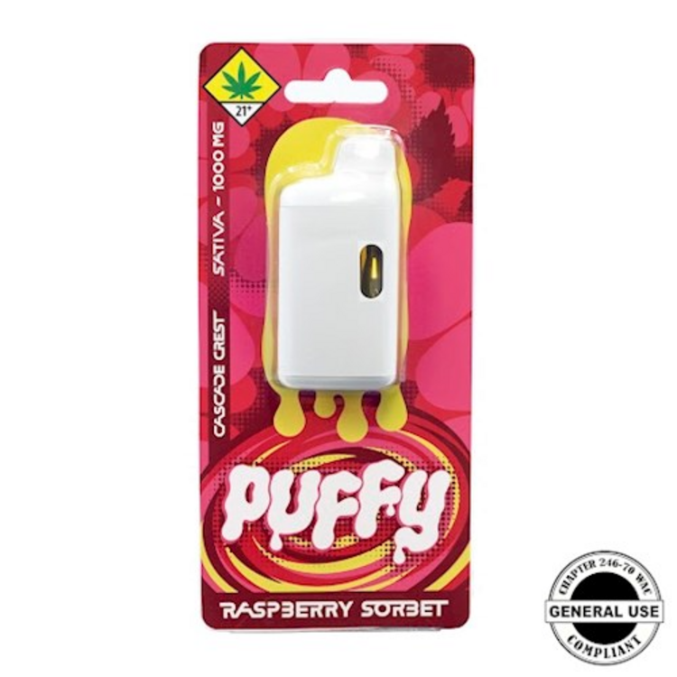 1g Raspberry Sorbet Cartridge Disposable