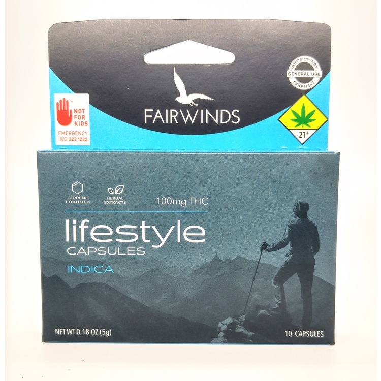 FAIR Capsule Lifestyle Relax Indica 10 pack