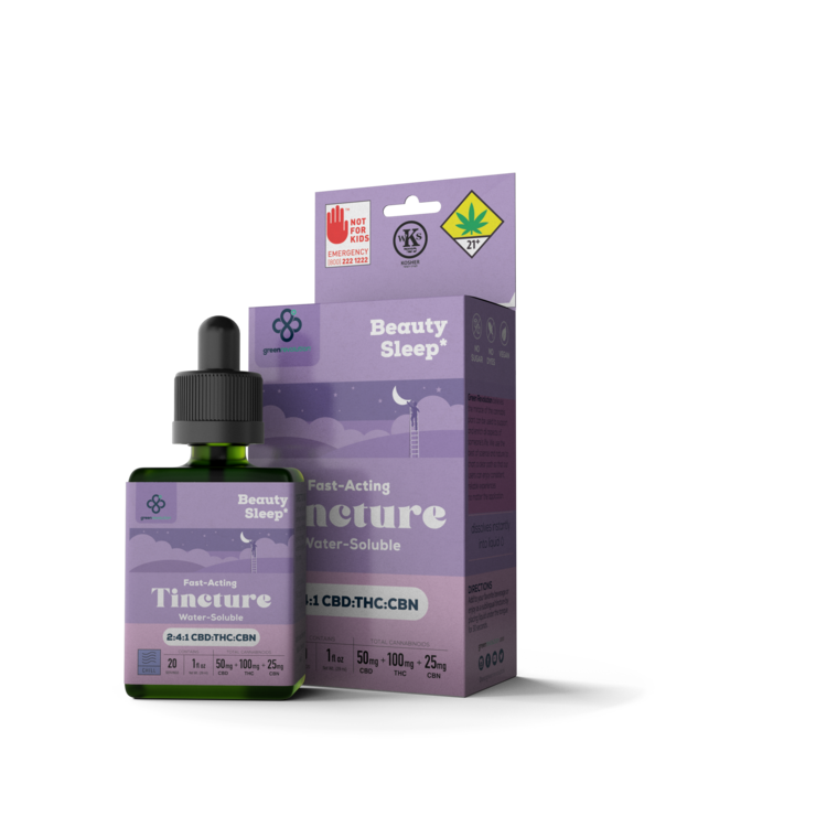 GREEN REVOLUTION BEAUTY SLEEP (25MG CBN/50MG CBD/100MG THC) TINCTURE