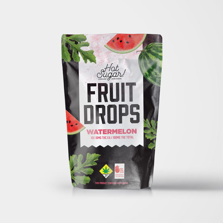 100mg Watermelon Soft Candies Fruit Drops