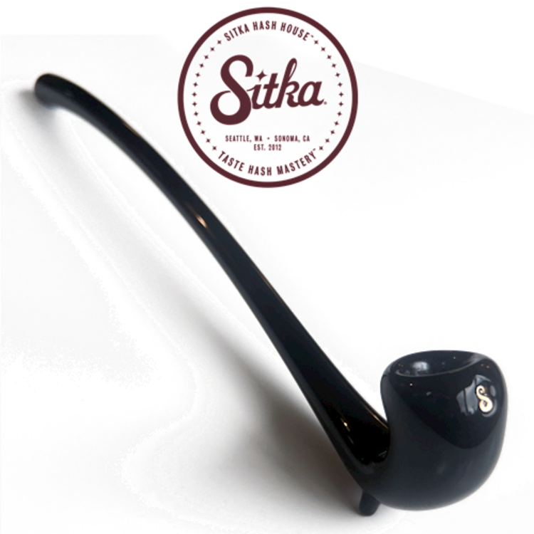 SITKA Glass hash pipe $50