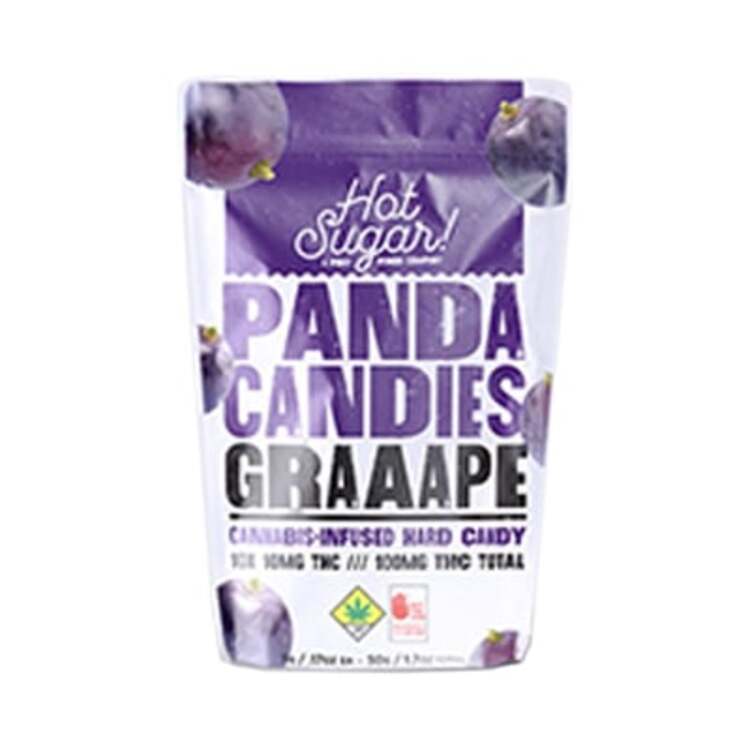 100mg Grape Hard Candies Panda Candies