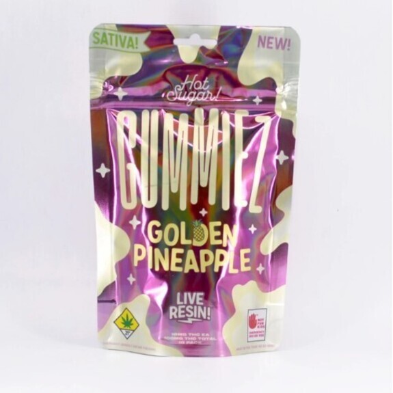 PHAT PANDA: GUMMIEZ - INDICA - GOLDEN PINEAPPLE - 10PK