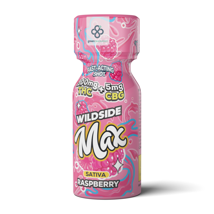 105mg Raspberry Beverage Wildside Max Fly CBG