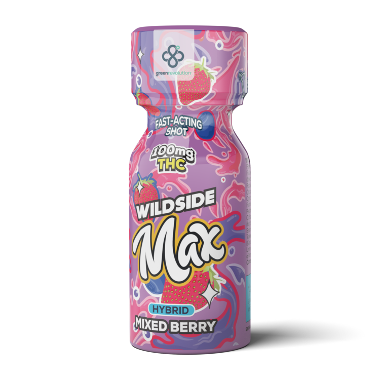 100mg Mixed Berry Beverage Wildside Max Elevate