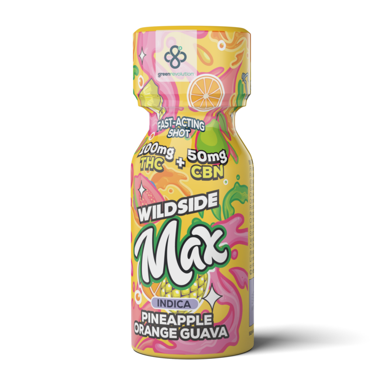 150mg Pineapple Orange Guava Beverage Wildside Max Chill CBN