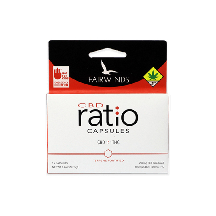 1:1 Ratio Capsules/100mg 15pk