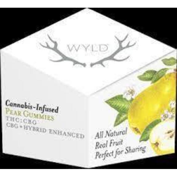 WYLD: PEAR THC/CBG 1:1 (10 PK)