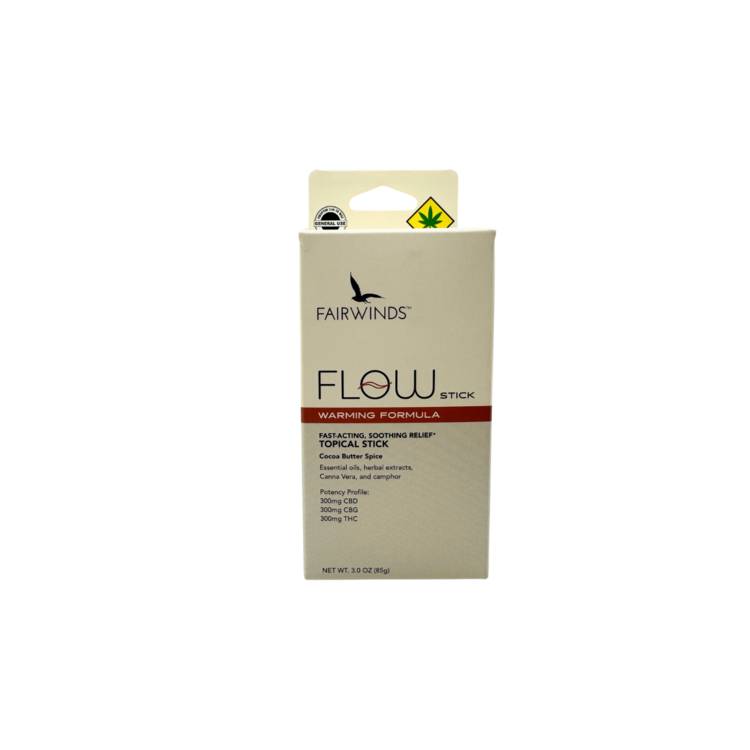 300mg THC : 300mg CBD : 300mg CBG Topical Flow Stick Warming Formula Fairwinds