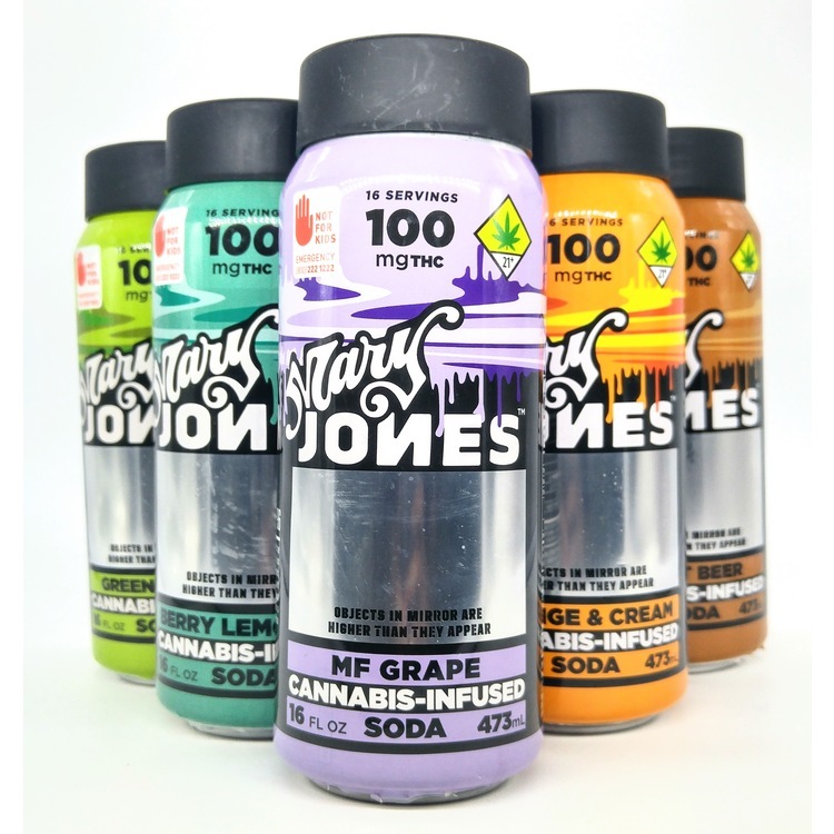 MARYJ Berry Lemonade Mary Jones soda 100mg