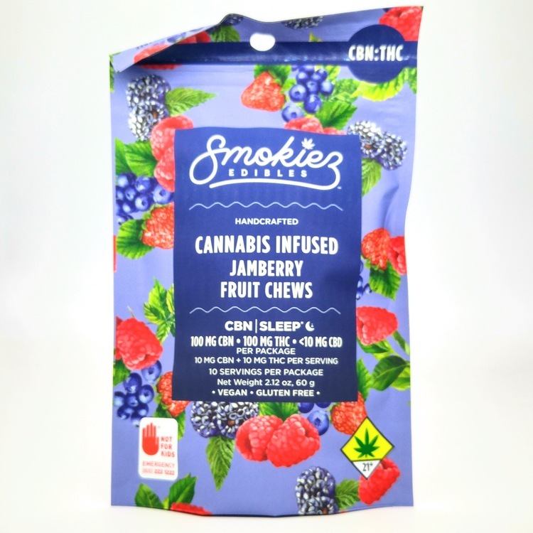 SMOK Jamberry CBN:THC 200mg 10pk