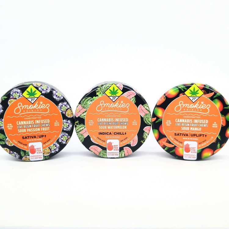 SMOK Sour Guava INDICA live resin fruit chew 10pk