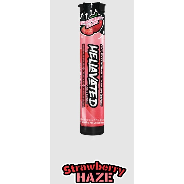 Strawberry Haze Juicy Stickz Infused Pre-Roll | 0.75g