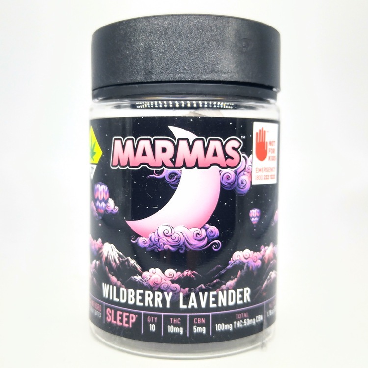 NWCS Marmas CBN:THC 2:1 Wildberry Lavender 10 pack