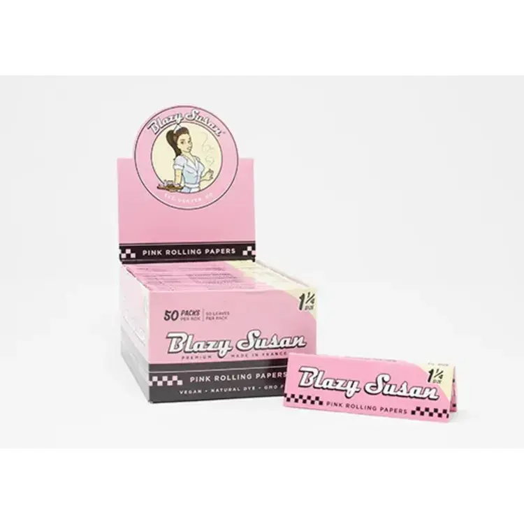 Blazy Susan 1 1/4 Pink Rolling Papers