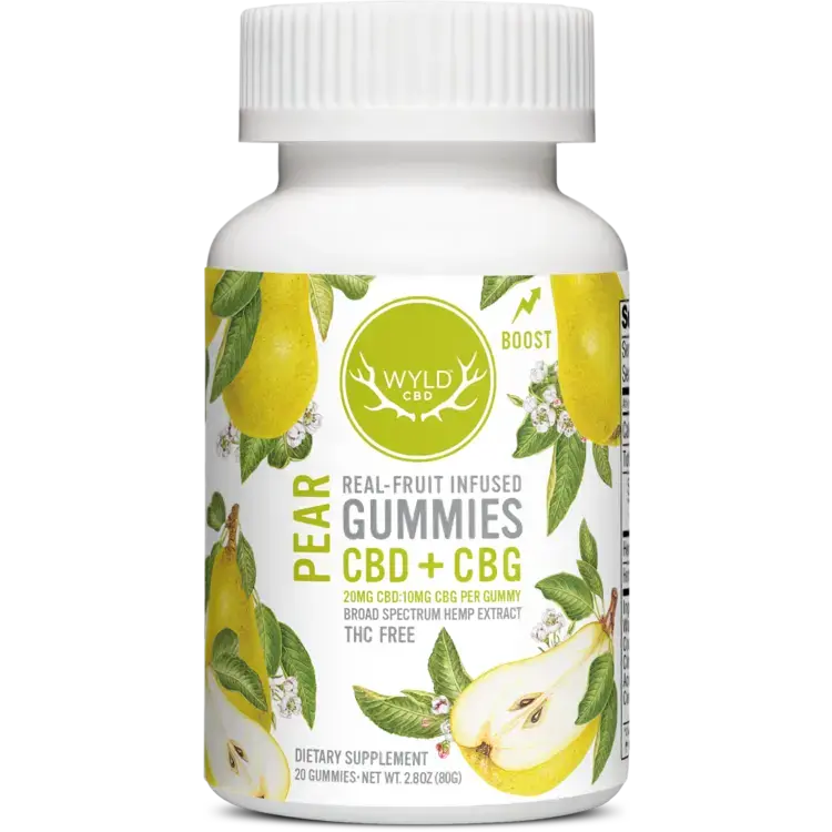 HEMP CBD:CBG Pear Gummies