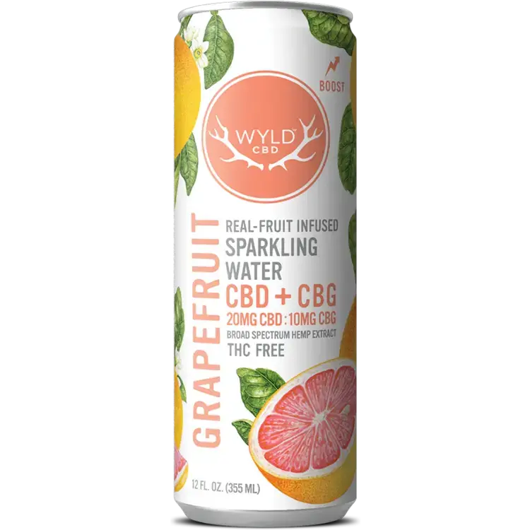 HEMP 20mg:10mg CBD:CBG Grapefruit Sparkling Water