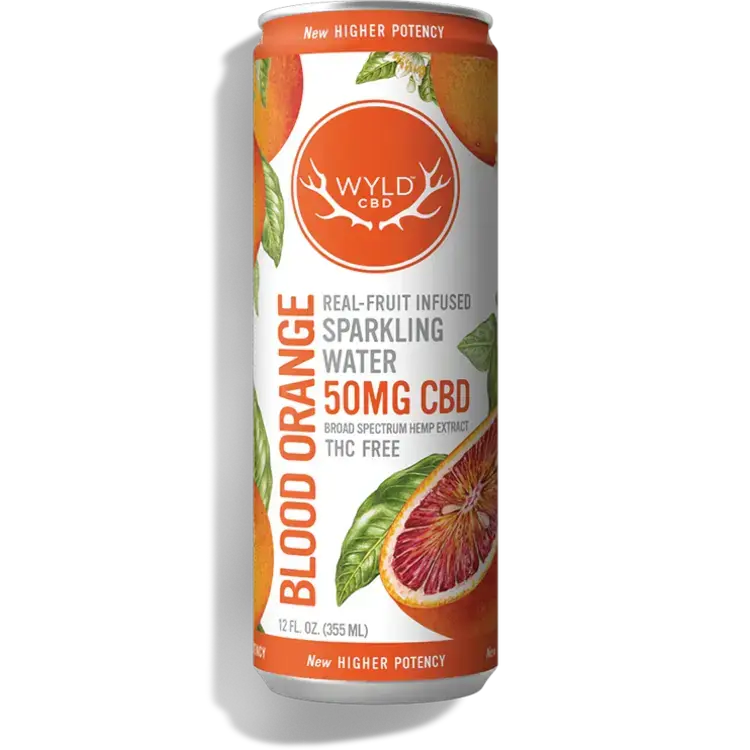 HEMP 50mg Blood Orange Sparkling Water