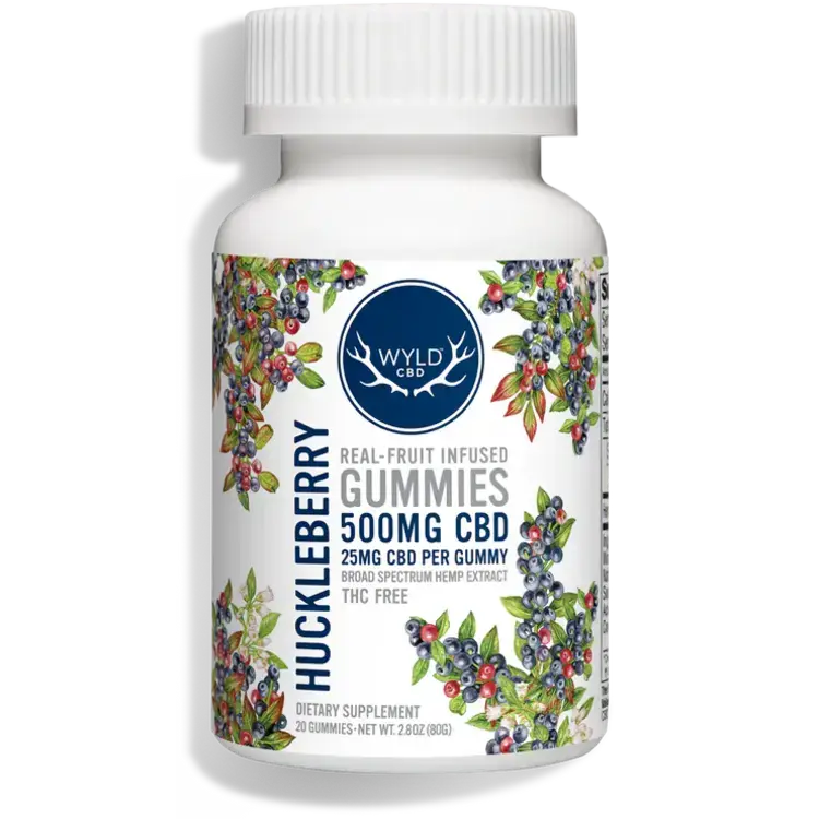 HEMP 500mg Huckleberry Gummies