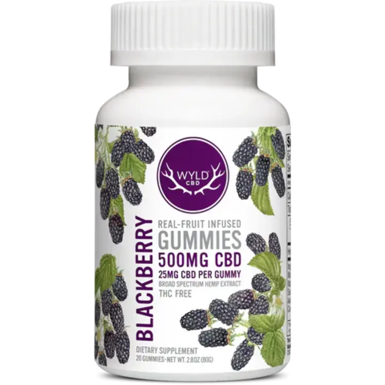 HEMP 500mg Blackberry Gummies