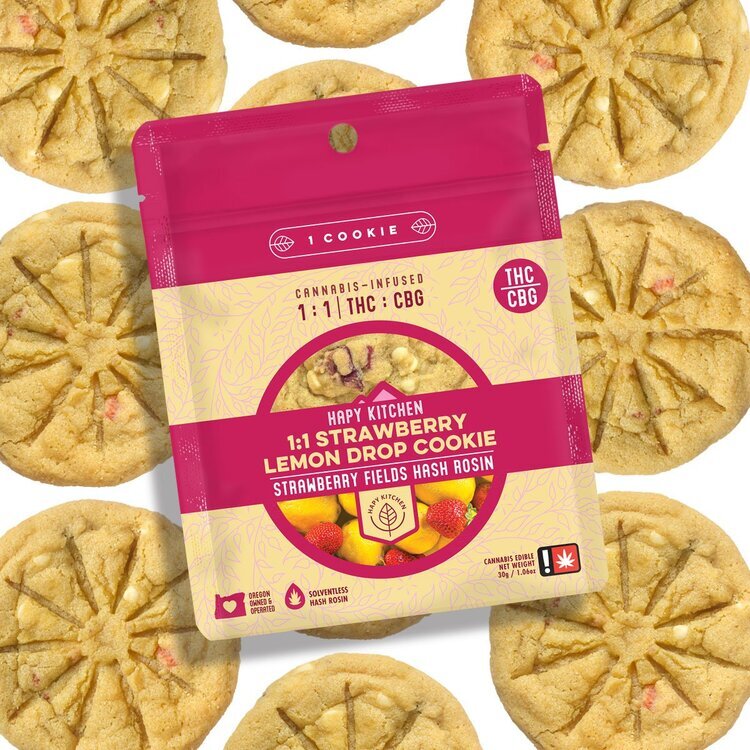 100mg CBG 1:1 Strawberry Lemon Drop Cookie