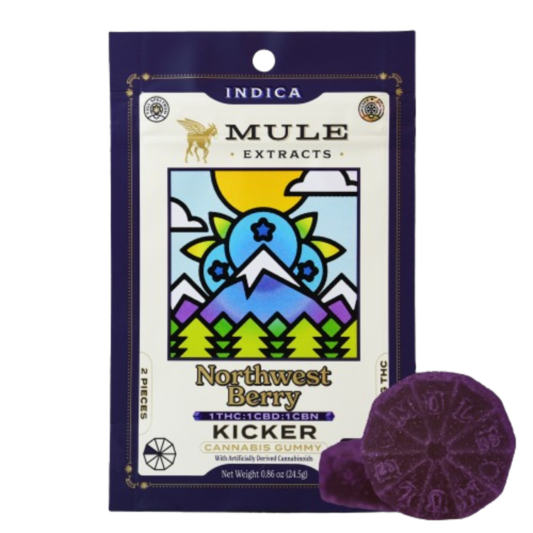 Mule Kicker 100mg NW Berry 1:1:1