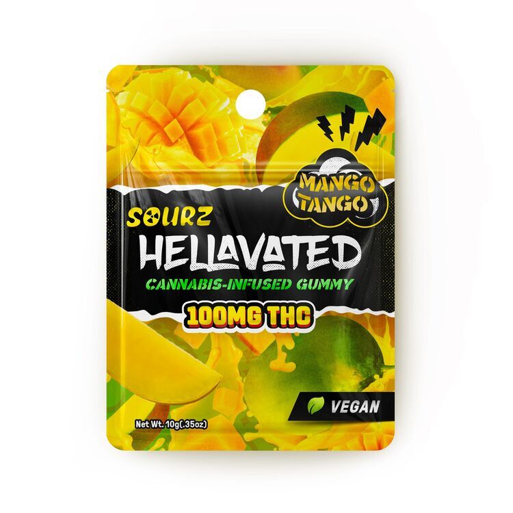 100mg Sour Mango Tango Gummy
