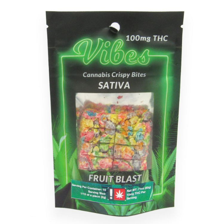 100mg Fruit Crispy Bites
