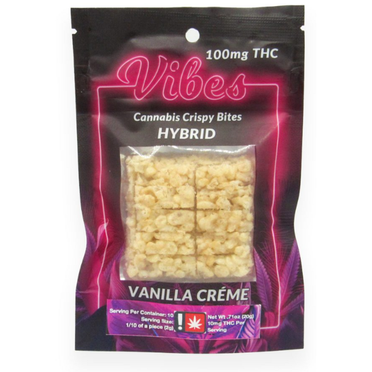 100mg Vanilla Creme Sativa Crispy Bites
