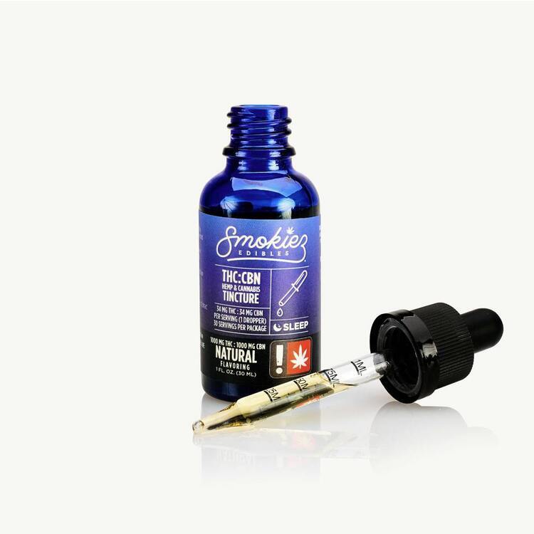 Smokiez 1000mg 1:1 THC:CBN Tincture