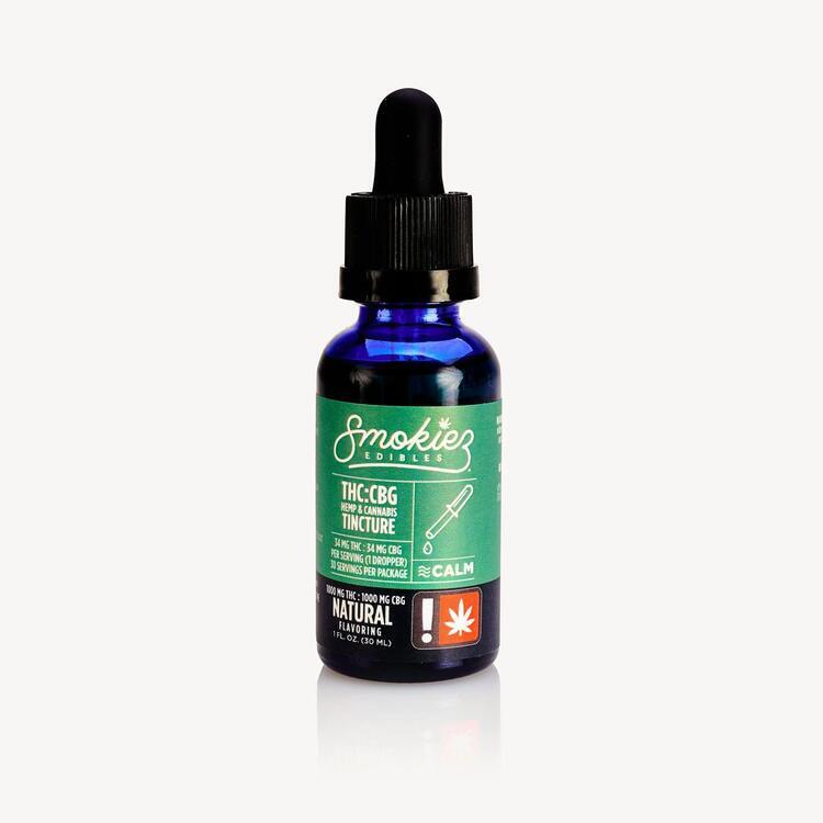 Smokiez 1000mg 1:1 THC:CBG Tincture