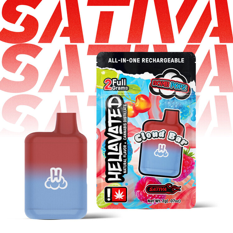 2g Cloud Bar Bomb Popz Cart
