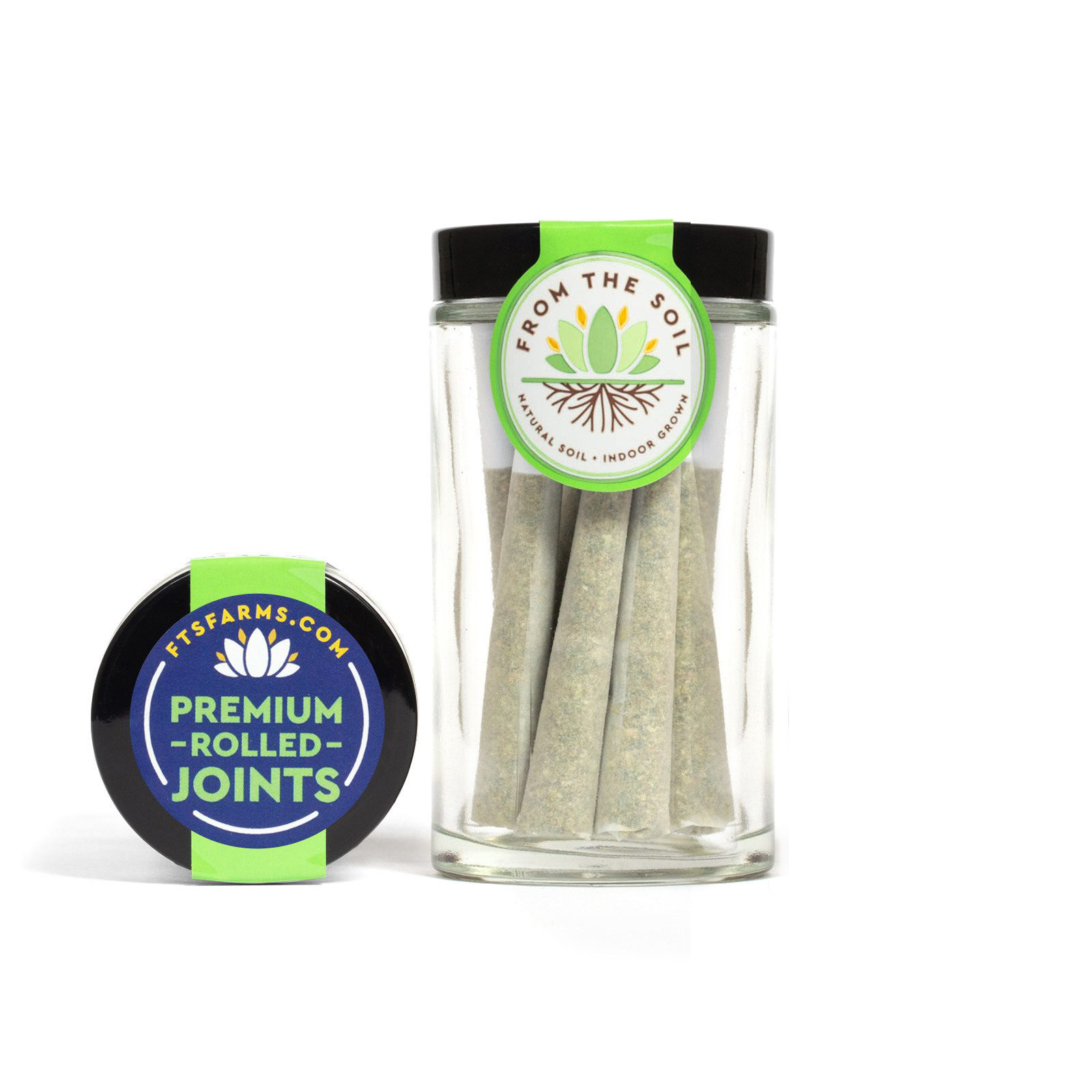 From the Soil Split Pack Pre-Roll Hash Burger 4/.75g