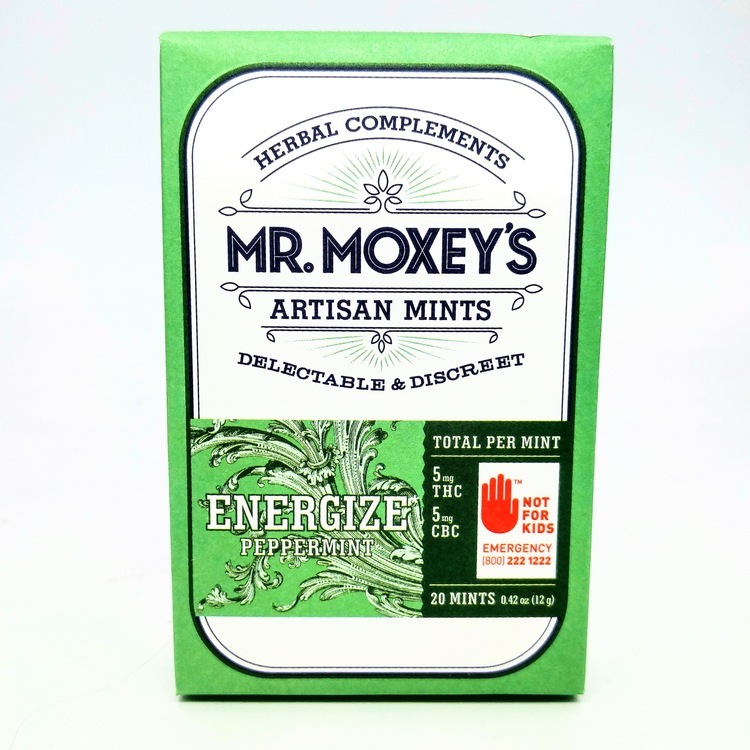 SPOT Moxey Mints Energize 1:1 CBC:THC Sativa Peppermints 20 pack