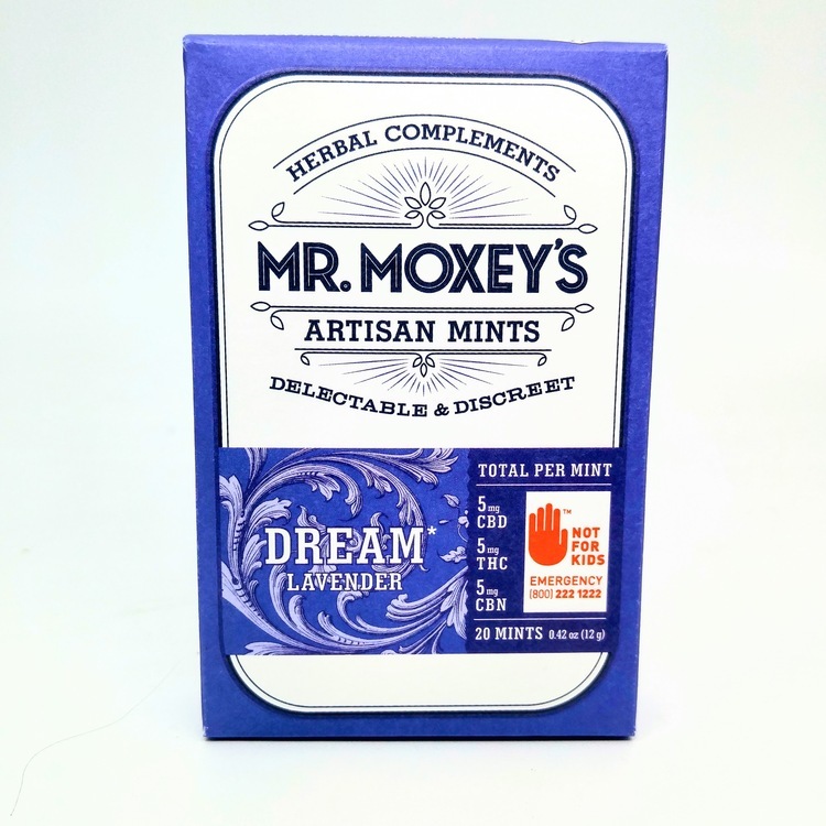 SPOT Moxey Mints Dream Lavender 1:1:1 CBD:THC:CBN 20 pack