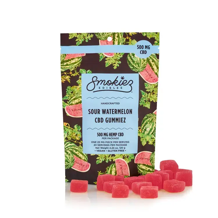Smokiez 500mg HEMP 20 pack Sour Watermelon