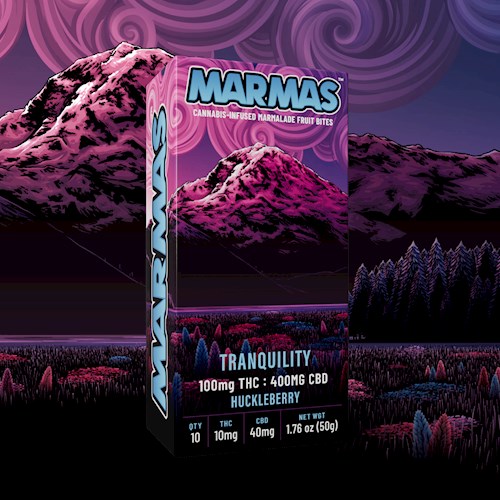 NWCS - Marmas - CBD Tranquility Huckleberry Gummies 400:100 10pk