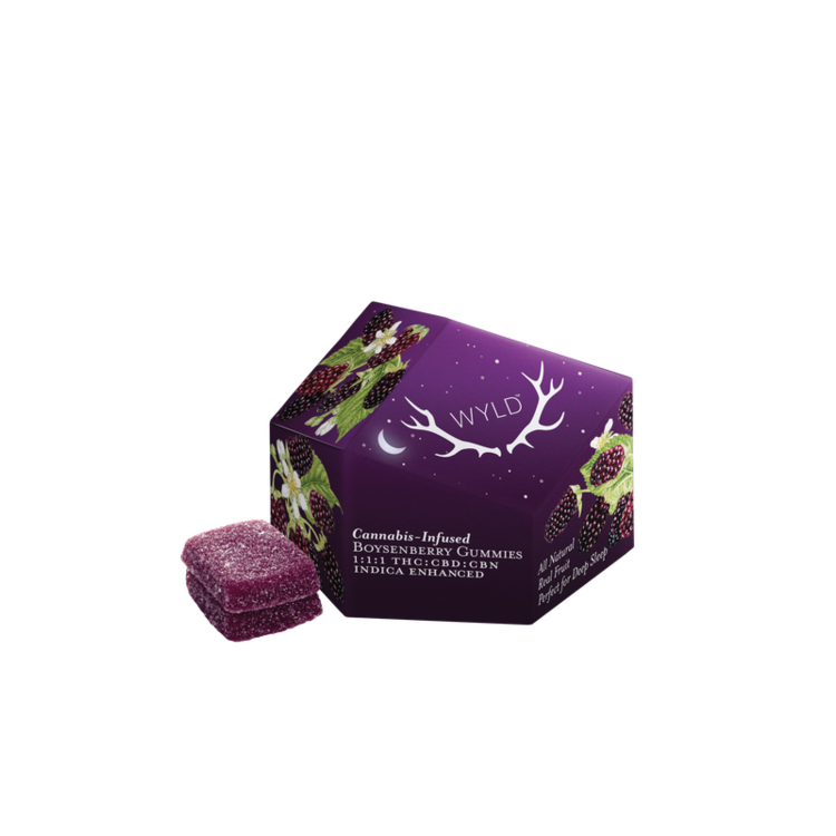 100mg Boysenberry 1:1:1 Gummies