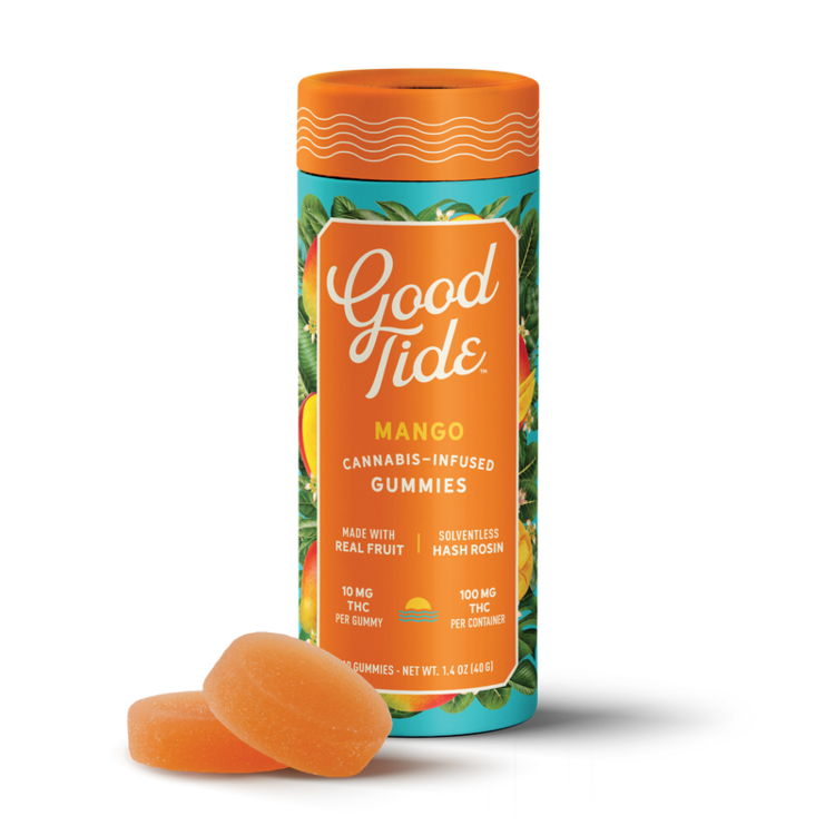 Good Tide 100mg Mango Indica Gummies