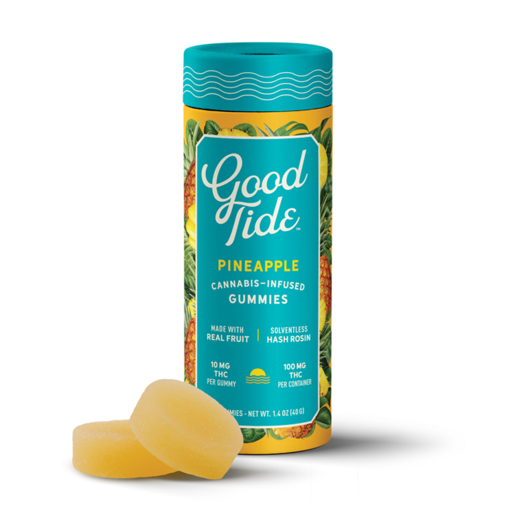 Good Tide 100mg Pineapple Sativa Gummies