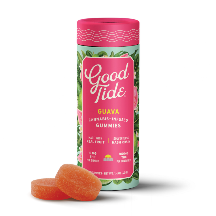 Good Tide 100mg Guava Hybrid Gummies