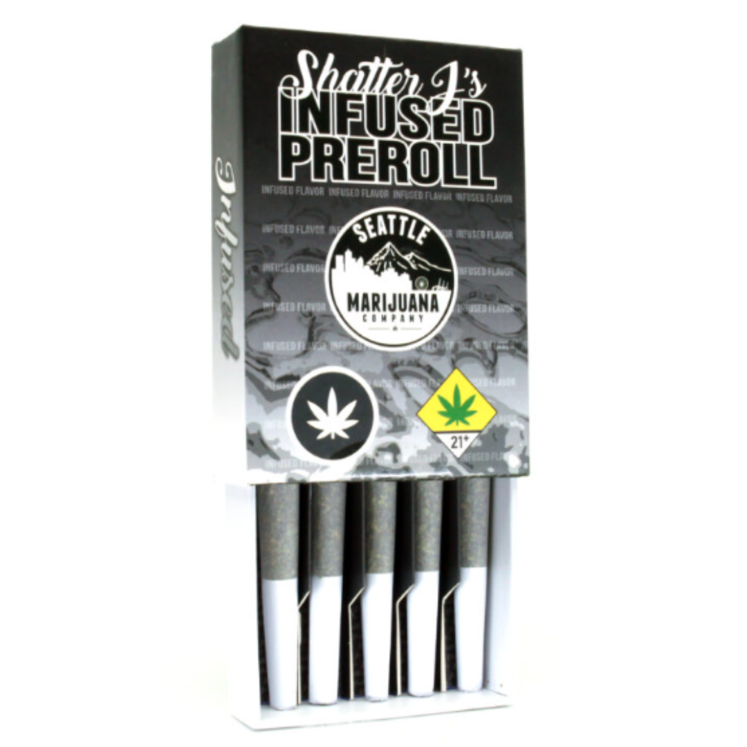 Blackberry Pie - 5g - Infused Joint Pack - Shatter Js